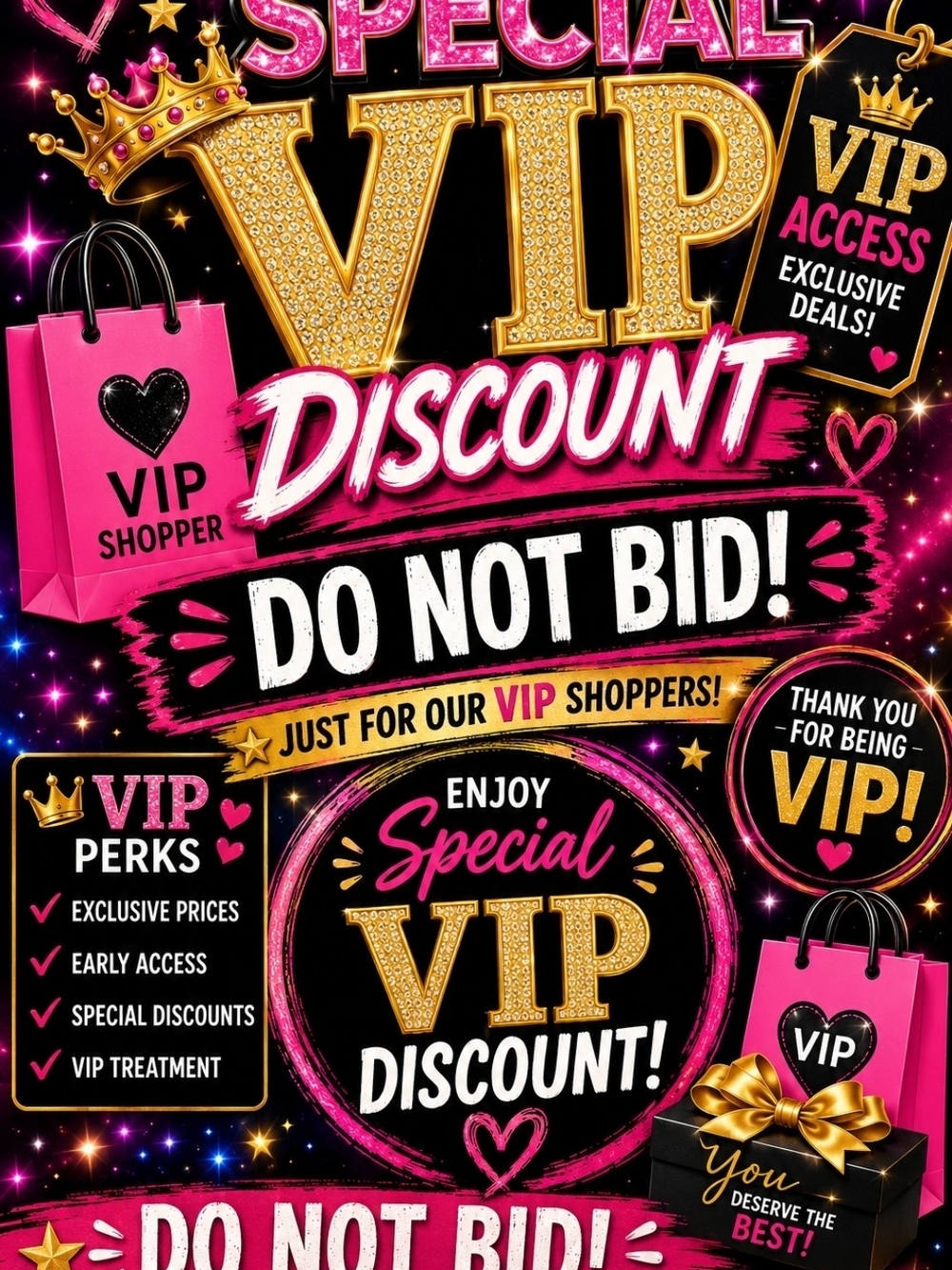 VIP's Special Discount 🥳🥳